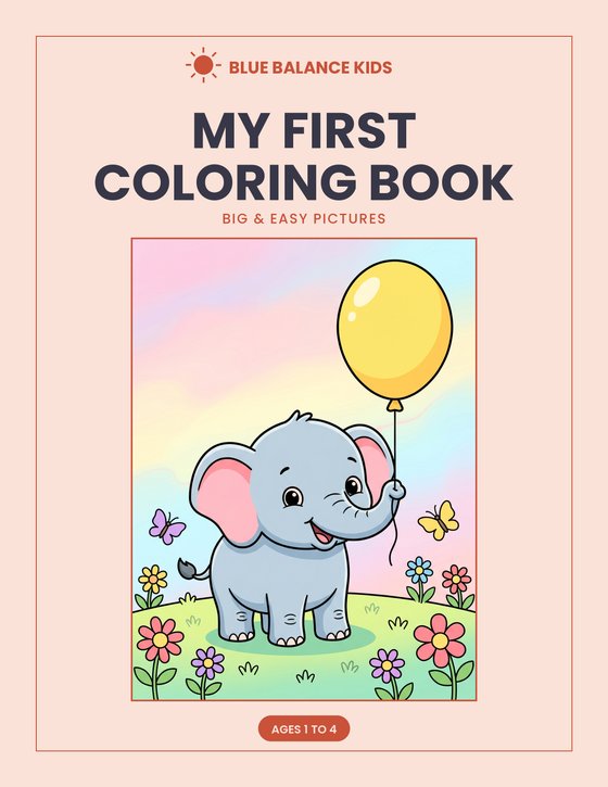My First Coloring Book, cover