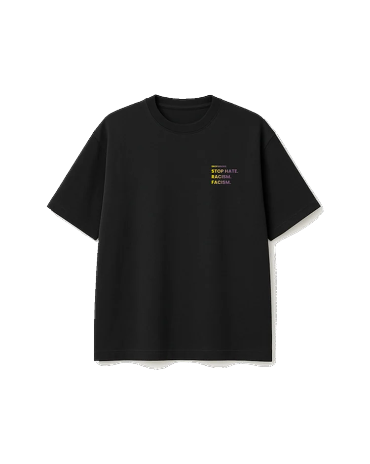 Statement Boxy Tee Stop Hate
